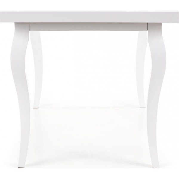 Ammie matbord 140-180 cm - Vit Hgglans