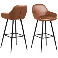 Cadens barstol - Brun PU Cadens barstol - Brun PU