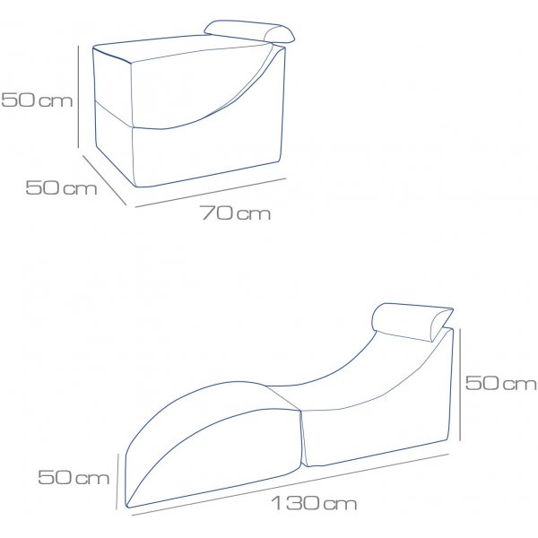 Lit de repos Bella - Anthracite