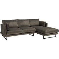 Florance soffa med divan till höger - Grå sammet Florance soffa med divan till höger - Grå sammet