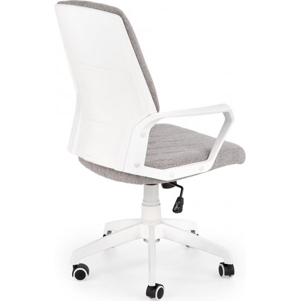 Chaise de bureau Mildred - Blanc/beige Chaise de bureau Mildred - Blanc/beige