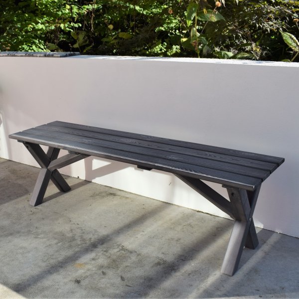 Scottsdale zitbank 100 cm - Shabby Chic Grijs