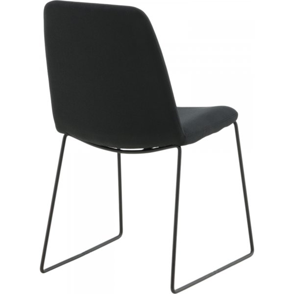 Minnie matstol - Svart tyg