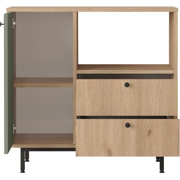 Royce köksskåp 1 - Ek/grön Royce köksskåp 1 - Ek/grön