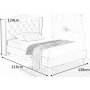 Duncan sngram 120x200 cm - Gr sammet