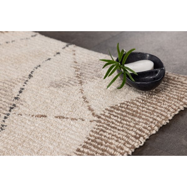 Paul matta 60x90 cm - Brun/grå Paul matta 60x90 cm - Brun/grå