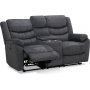 Tampa elektrisk 2-sits reclinersoffa+konsol - Gr tyg