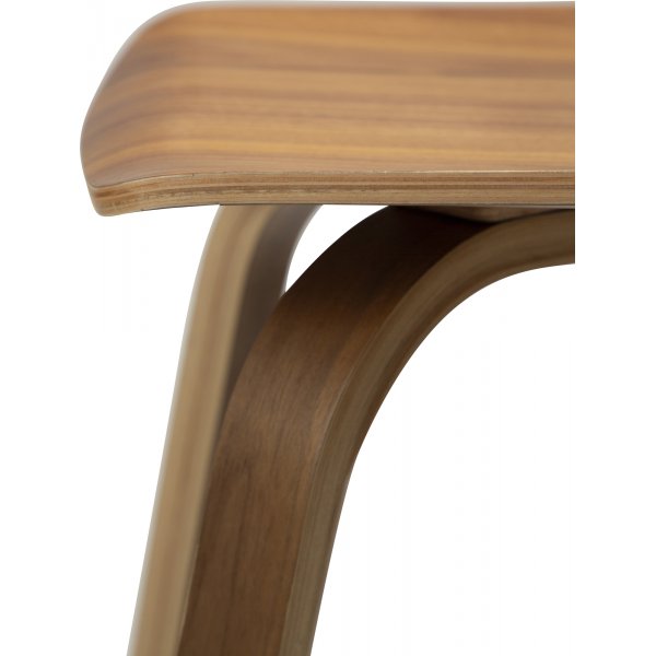 Tabouret de bar SIT - Placage noyer