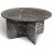 Table basse ronde Level en marbre gris 85 cm