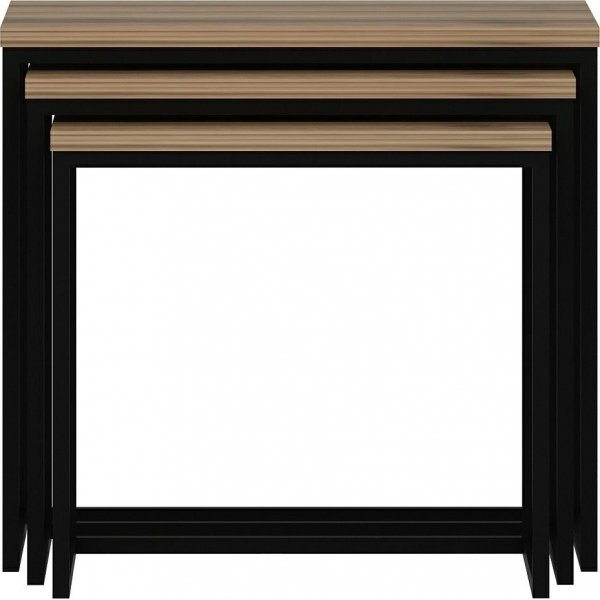 Evia satsbord 45/50/55 x 36/38/40 cm - Valnöt Evia satsbord 45/50/55 x 36/38/40 cm - Valnöt