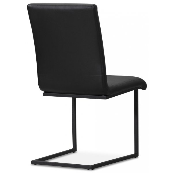 Stol i svart PU Stol i svart PU