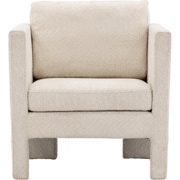 Ragusa fåtölj - Vit bouclé Ragusa fåtölj - Vit bouclé