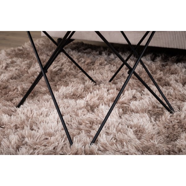 Michel soffbord 80 x 80 cm - Svart