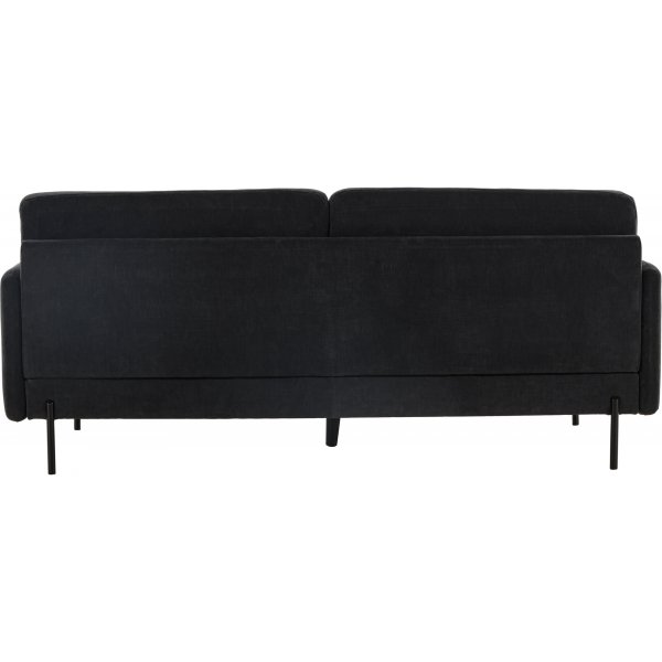 Antibes 2-sits soffa - Svart/Mörkgrå Antibes 2-sits soffa - Svart/Mörkgrå