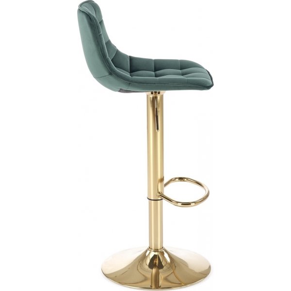 Tabouret de bar Pelican 120 - Vert foncé/or Tabouret de bar Pelican 120 - Vert foncé/or
