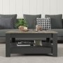 Table basse Grado 89 x 89 cm - Gris fonc/chne