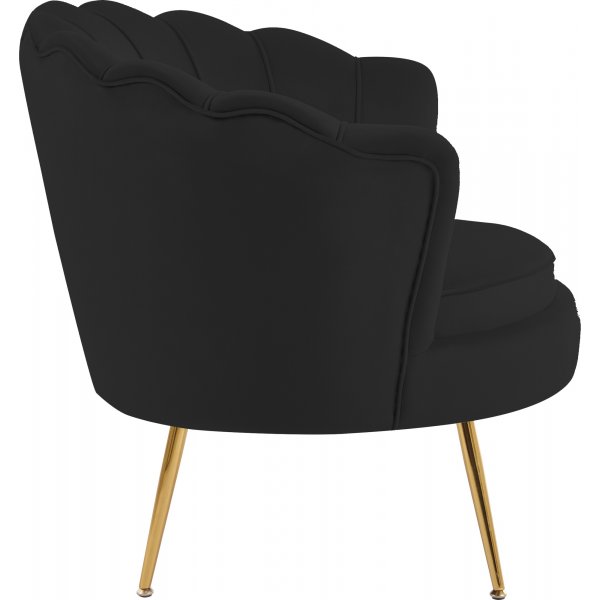 Fåtölj svart sammet - Kingsley Fåtölj svart sammet - Kingsley