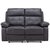 Billsta 2-sits recliner soffa - Mrkbrun