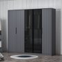 Armoire Kate 228 x 52 x 210 cm - Anthracite
