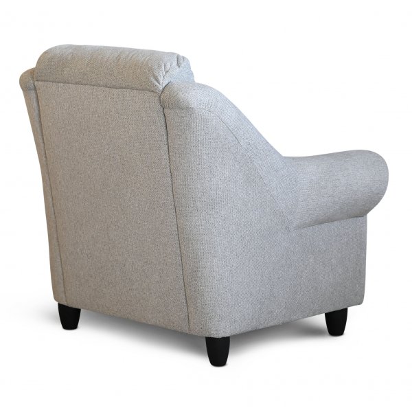 Fauteuil Bali en tissu gris beige Fauteuil Bali en tissu gris beige