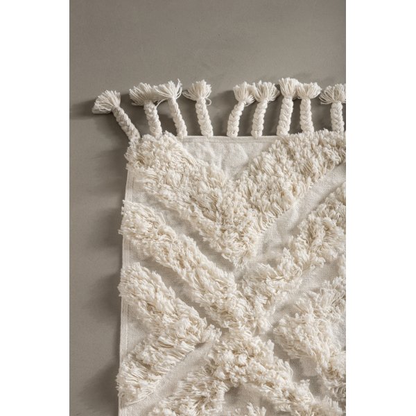 Tapis en coton Kleva - Blanc Tapis en coton Kleva - Blanc