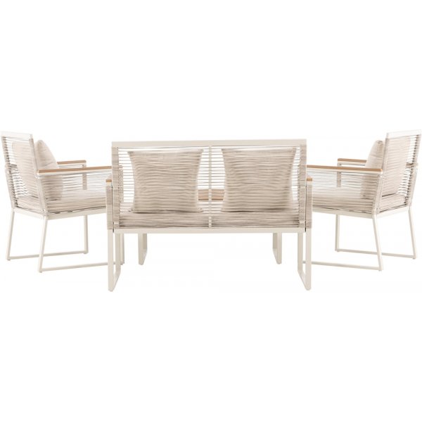 Dallas soffgrupp - Beige/ljusgrå Dallas soffgrupp - Beige/ljusgrå