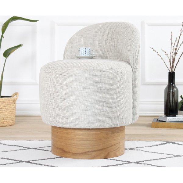 Pouf Barren - Gris clair Pouf Barren - Gris clair