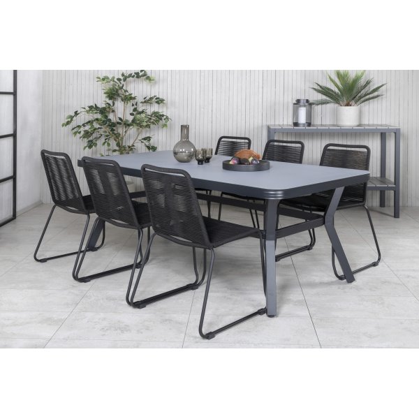 Table  manger Virya 200 x 100 cm - Noir