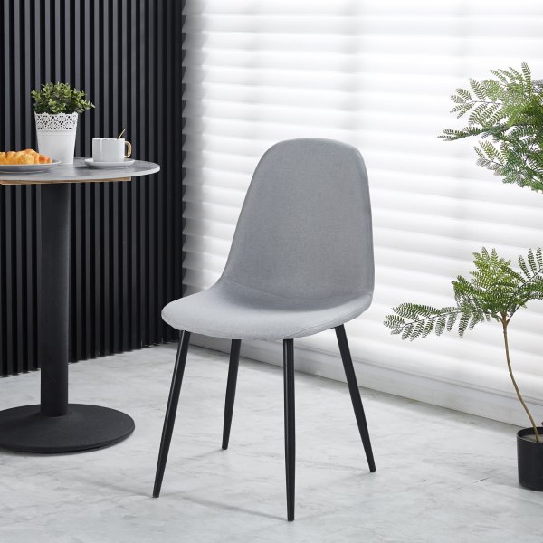 Stol i grått tyg - Carisma + Textilrengöring för möbler Stol i grått tyg - Carisma + Textilrengöring för möbler