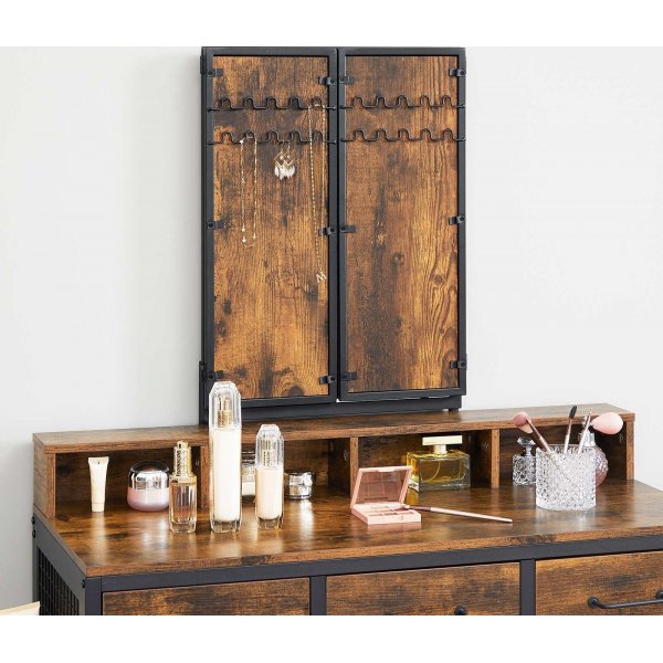 Jennie kaptafel 90 x 40 cm - Bruin/zwart Jennie kaptafel 90 x 40 cm - Bruin/zwart