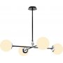 Lorea plafondlamp 1 - Zwart/wit