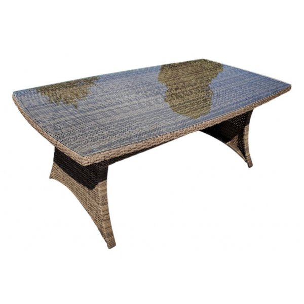 Groupe de repas extrieur Sienna, table  manger complte, fauteuils rglables avec coussins