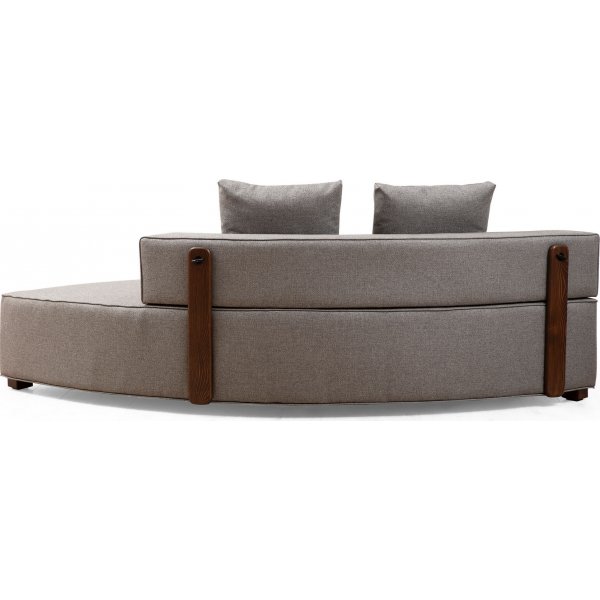 Canapé en U Gloria 360 cm - Gris Canapé en U Gloria 360 cm - Gris
