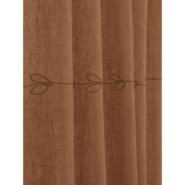 Rideau Amie lot de 2 2 x 140 x 280 cm - Cannelle Rideau Amie lot de 2 2 x 140 x 280 cm - Cannelle
