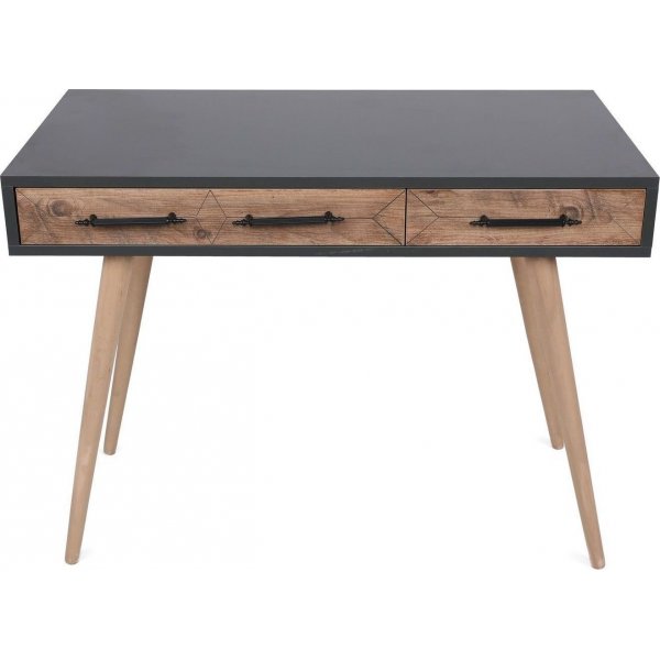 Bureau Milano 105x55 cm - Anthracite/pin