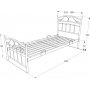 Sng Yeadon 90x200 cm - Svart