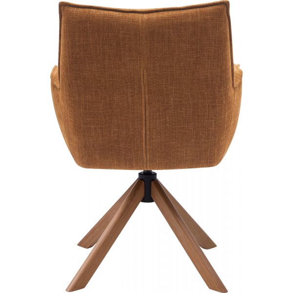 Option karmstol - Roströd/ek Option karmstol - Roströd/ek