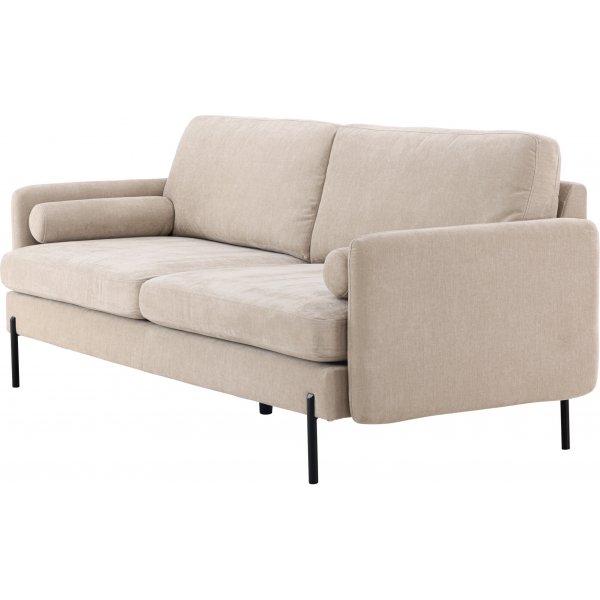 Antibes 2-sits soffa - Beige/Svart Antibes 2-sits soffa - Beige/Svart