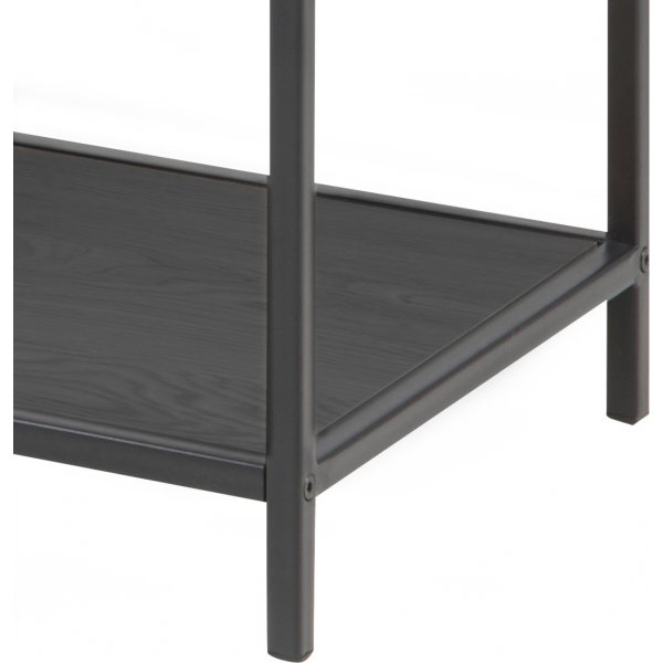 Seaford bokhylla 77x185 cm - Ask/svart Seaford bokhylla 77x185 cm - Ask/svart