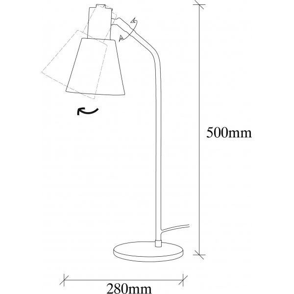 Sivani bordslampa 1 - Vintage Sivani bordslampa 1 - Vintage