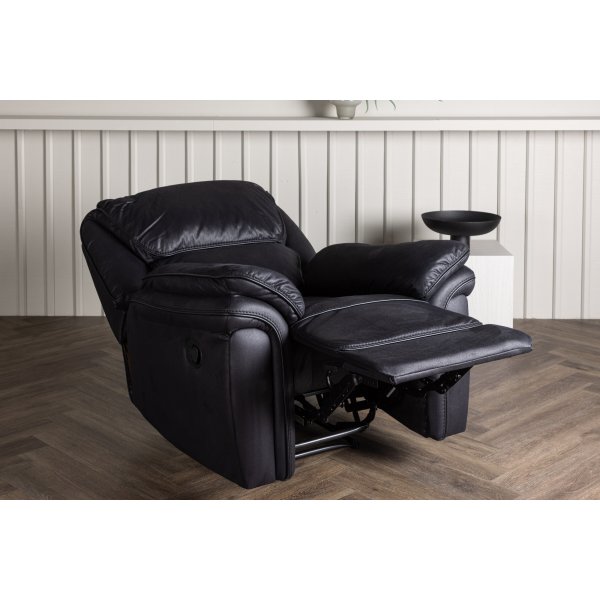Saranda reclinerftlj - Svart
