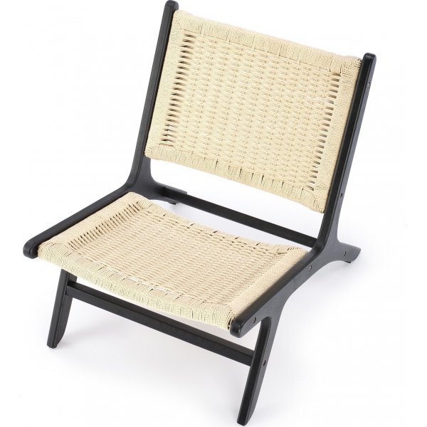 Fauteuil Foden - Beige/noir