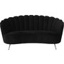 Signy 2-sits soffa - Svart velour