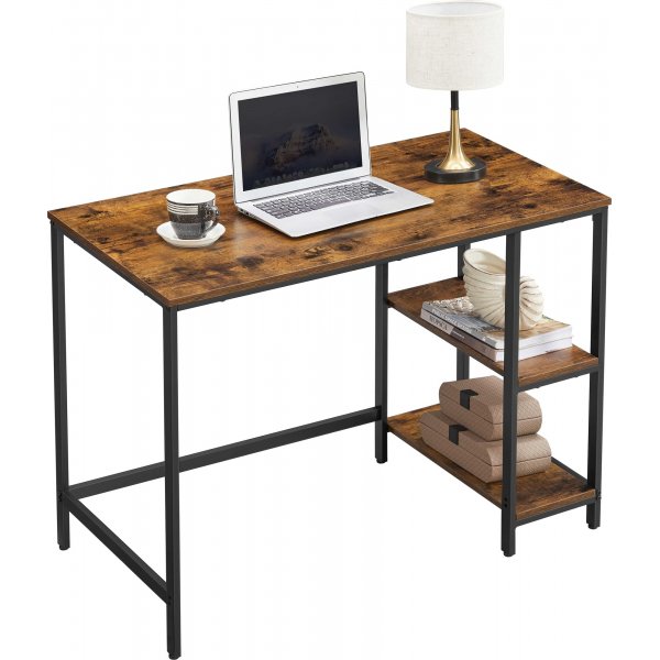 Bureau Osman 120 x 60 cm - Marron/noir Bureau Osman 120 x 60 cm - Marron/noir