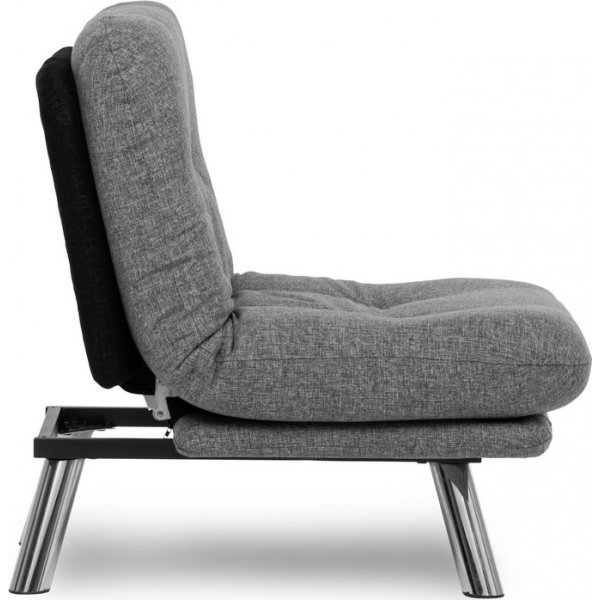 Fauteuil lit Misa - Gris clair Fauteuil lit Misa - Gris clair