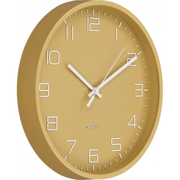 Rosolini väggklocka - Ockra Rosolini väggklocka - Ockra