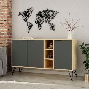 Buffet Clara - Chne/anthracite