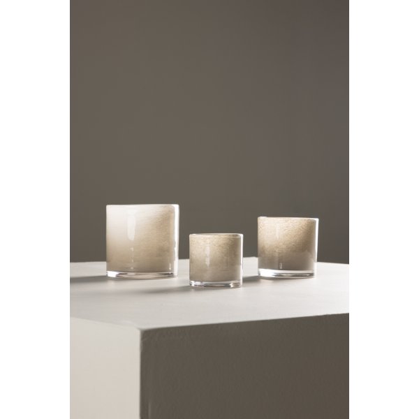 Glora lykta 8 cm - Beige