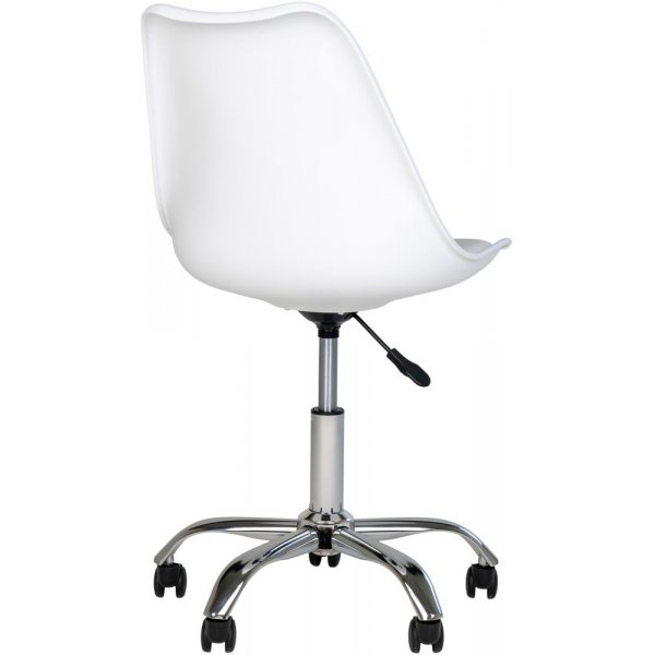 Stavanger Skrivbordsstol - Vit/krom Stavanger Skrivbordsstol - Vit/krom
