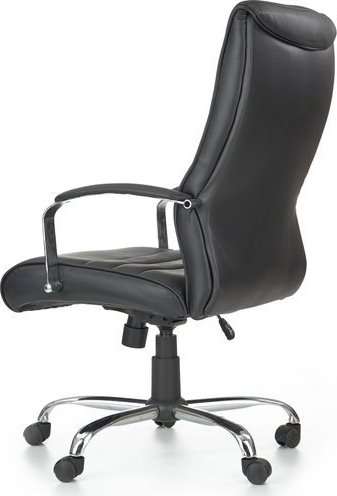 Emilee kontorsstol i svart läder Emilee kontorsstol i svart läder